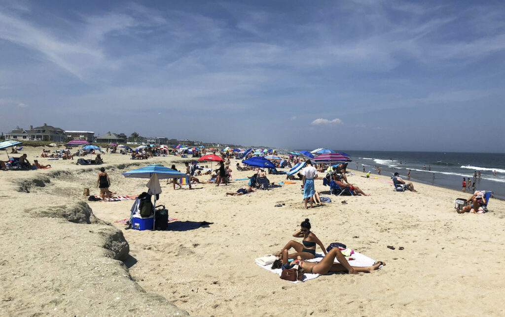 Virus Outbreak New Jersey Daily Life Monmouth Beach