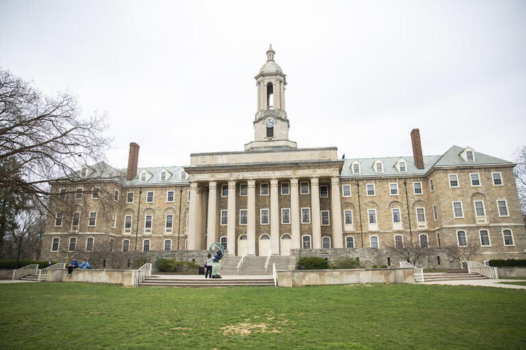 Penn State's Old Main administrative building. (Min Xian/WPSU)