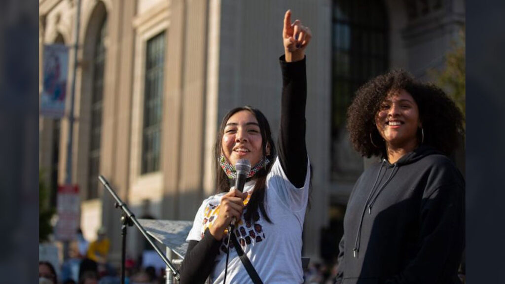 Morales-672×448 Arlette Morales helped was an organizer of a recent Black Lives Matter march in York, Pa. (Courtesy of Morales.)