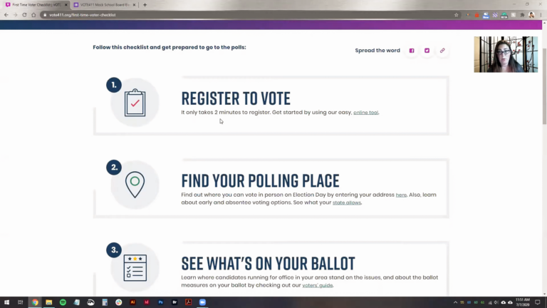 Educating Voters using Vote411