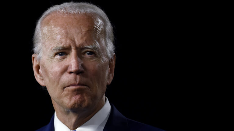 Presumptive Democratic presidential nominee Joe Biden is seen on July 14. (Olivier Douliery/AFP via Getty Images)