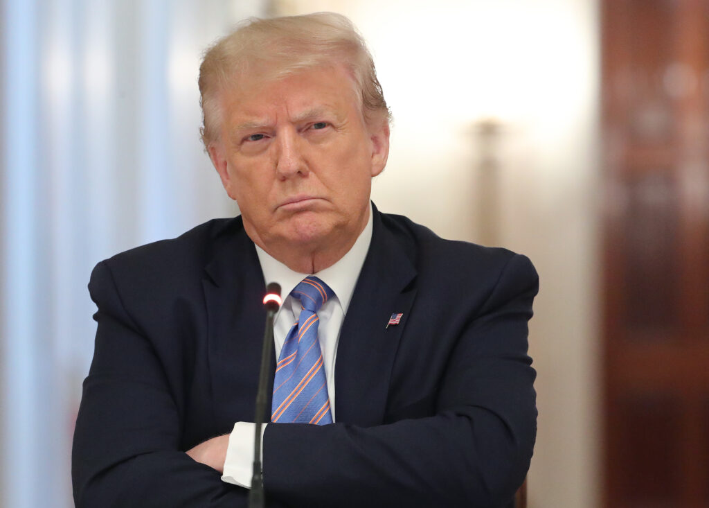 President Trump is not pleased with the Supreme Court’s decision on Thursday that his financial records have to be turned over to a New York grand jury. President Trump is not pleased with the Supreme Court's decision on Thursday that his financial records have to be turned over to a New York grand jury. (Chip Somodevilla/Getty Images)