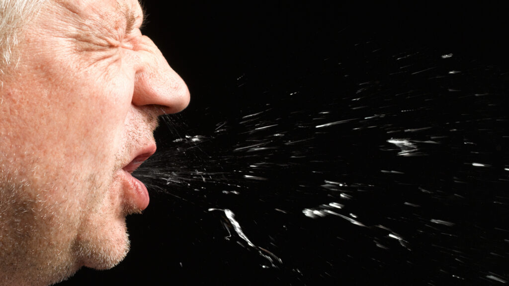 A sneeze can carry the coronavirus pathogen in droplets and in aerosols — and they could land on a surface, making it a fomite.