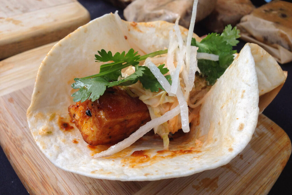 vstreet-koreantaco Plant-based taco from V Street (DANYA HENNINGER / BILLY PENN)