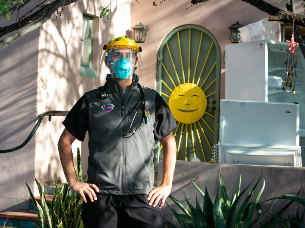 Dr. Bradly Dreifuss has been living in an Airbnb for months to ensure he doesn’t bring the virus home to his wife and daughter. Dr. Bradly Dreifuss has been living in an Airbnb for months to ensure he doesn't bring the virus home to his wife and daughter. (Courtesy of Kathleen Dreier)