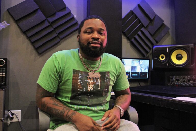 Philadelphia rapper Louie V Gutta. (Emma Lee/WHYY)