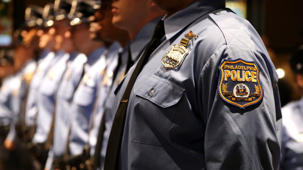 PPD_police_recruits_samantha_madera_083120 Philadelphia police academy cadets line up for graduation