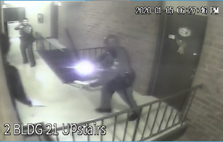 Surveillance footage from  Sunday January 5, 2020 in Milford, Del. (Delaware DOJ) 