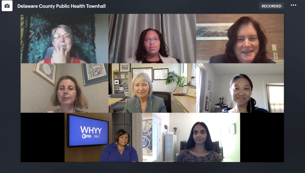 Screen Shot 2020-08-20 at 5.33.21 PM A virtual town hall about a prospective public health department in Delaware County drew 200 people. (Screenshot)