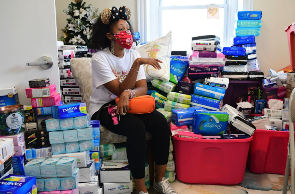 Screen Shot 2020-08-28 at 12.28.27 PM Nya McGlone is the executive director of No More Secrets Mind Body Spirit, Inc., an organization that seeks to address period poverty by providing women in need with free feminine hygiene products. (Abdul R. Sulayman / The Philadelphia Tribune)