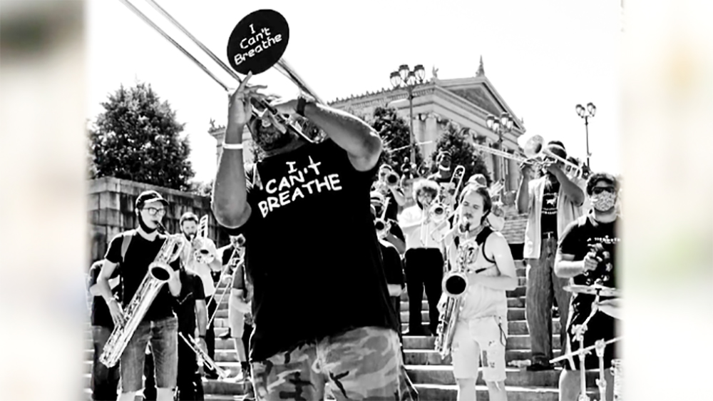 YOK_ClarionCallforJustice Grammy-nominated musician Jeff Bradshaw and local brass artists call for justice for George Floyd and Breonna Taylor