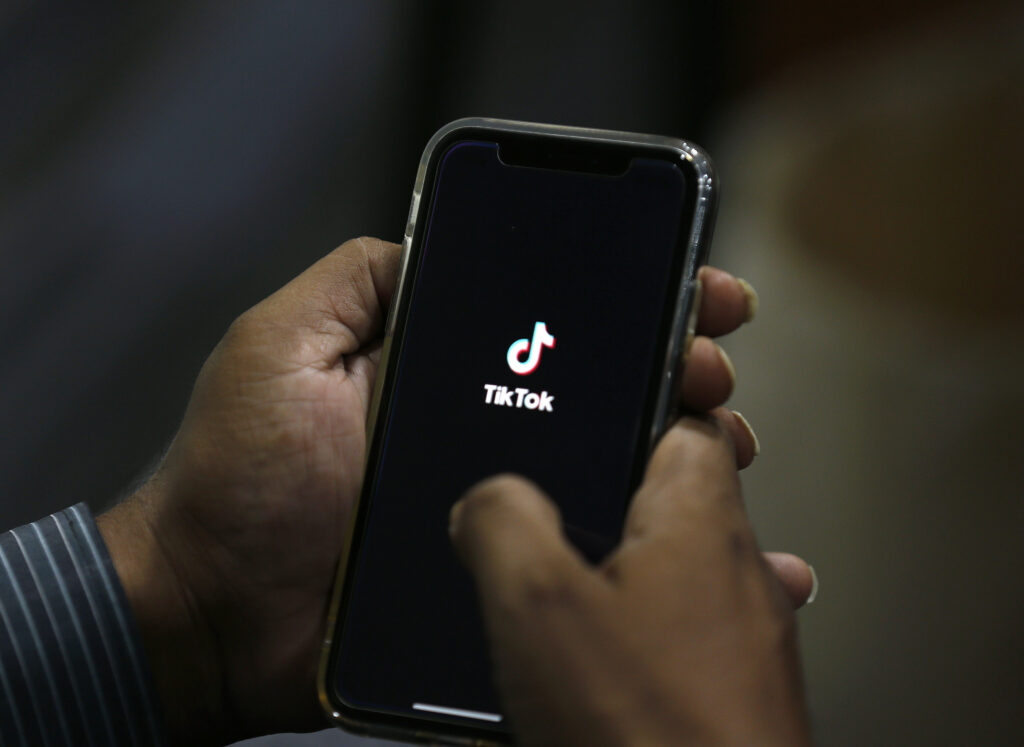 Nineteen lawsuits have been combined into a unified federal legal action against short-form video app TikTok for allegedly harvesting data from users and secretly sending the information to China. Icon for the smartphone app TikTok. (Anjum Naveed/AP Photo)