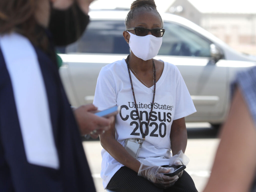 Census worker Jennifer Pope