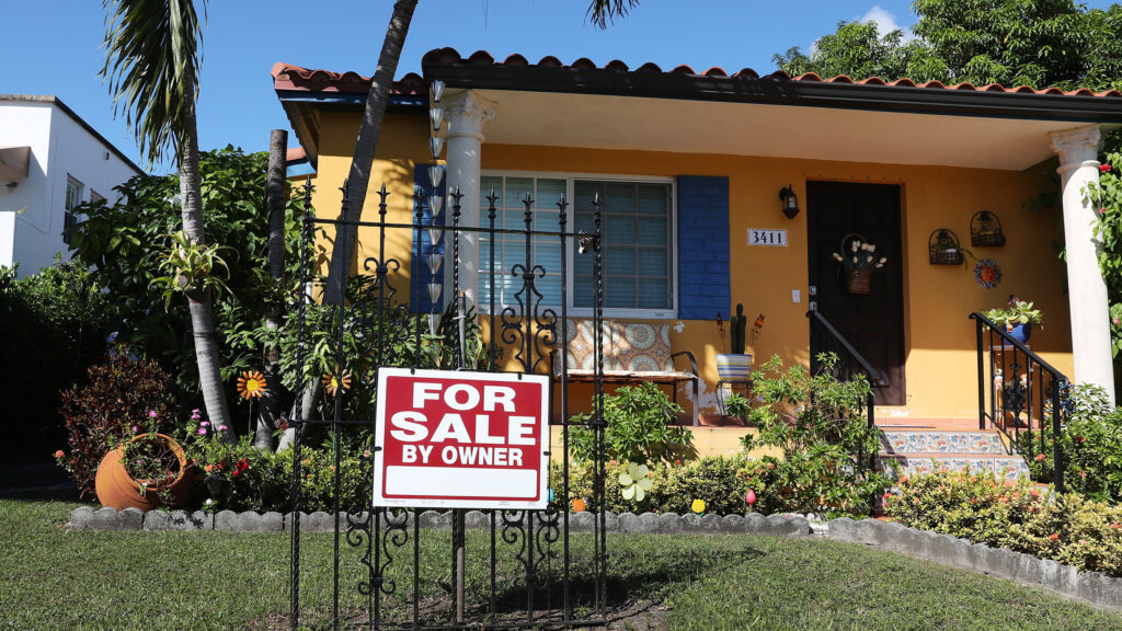 A sale sign is seen in front of a home in Miami. FHA loans are used by many minority, lower-income, and first-time homebuyers because the low down payments make homeownership more affordable. But this demographic is more likely to be hurt financially during the pandemic, and many FHA borrowers are skipping mortgage payments. A sale sign is seen in front of a home in Miami. FHA loans are used by many minority, lower-income, and first-time homebuyers because the low down payments make homeownership more affordable. But this demographic is more likely to be hurt financially during the pandemic, and many FHA borrowers are skipping mortgage payments. (Joe Raedle/Getty Images)