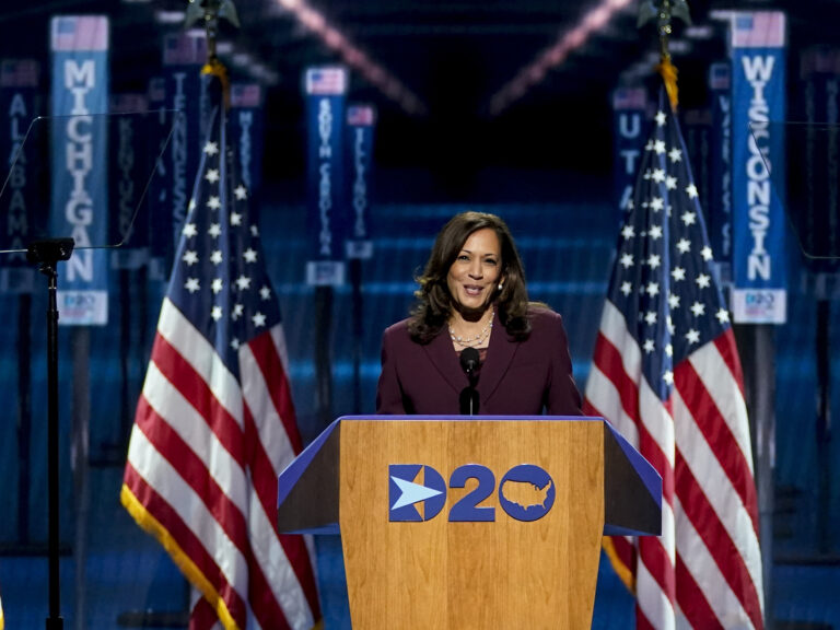 Democratic vice presidential candidate Sen. Kamala Harris, D-Calif.