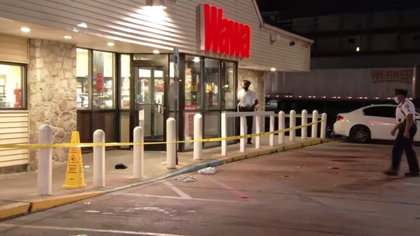 image-1-4 Police were seen at a Wawa on East Erie Avenue investigating a shooting early Friday. (Pete Kane/NBC10)