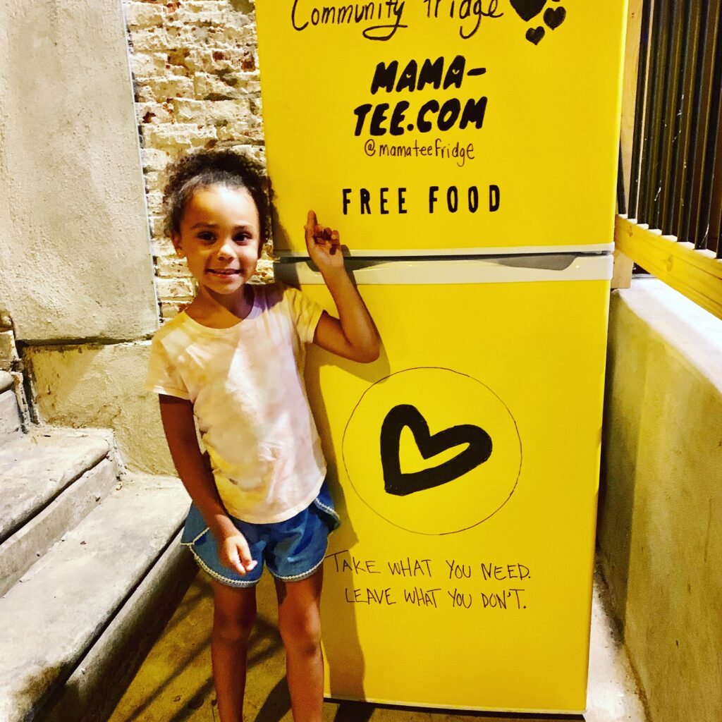 mamateefridge The Mama-Tee community fridge has two locations in North Philadelphia, with a third on its way. (Courtesy of Michelle Nelson)