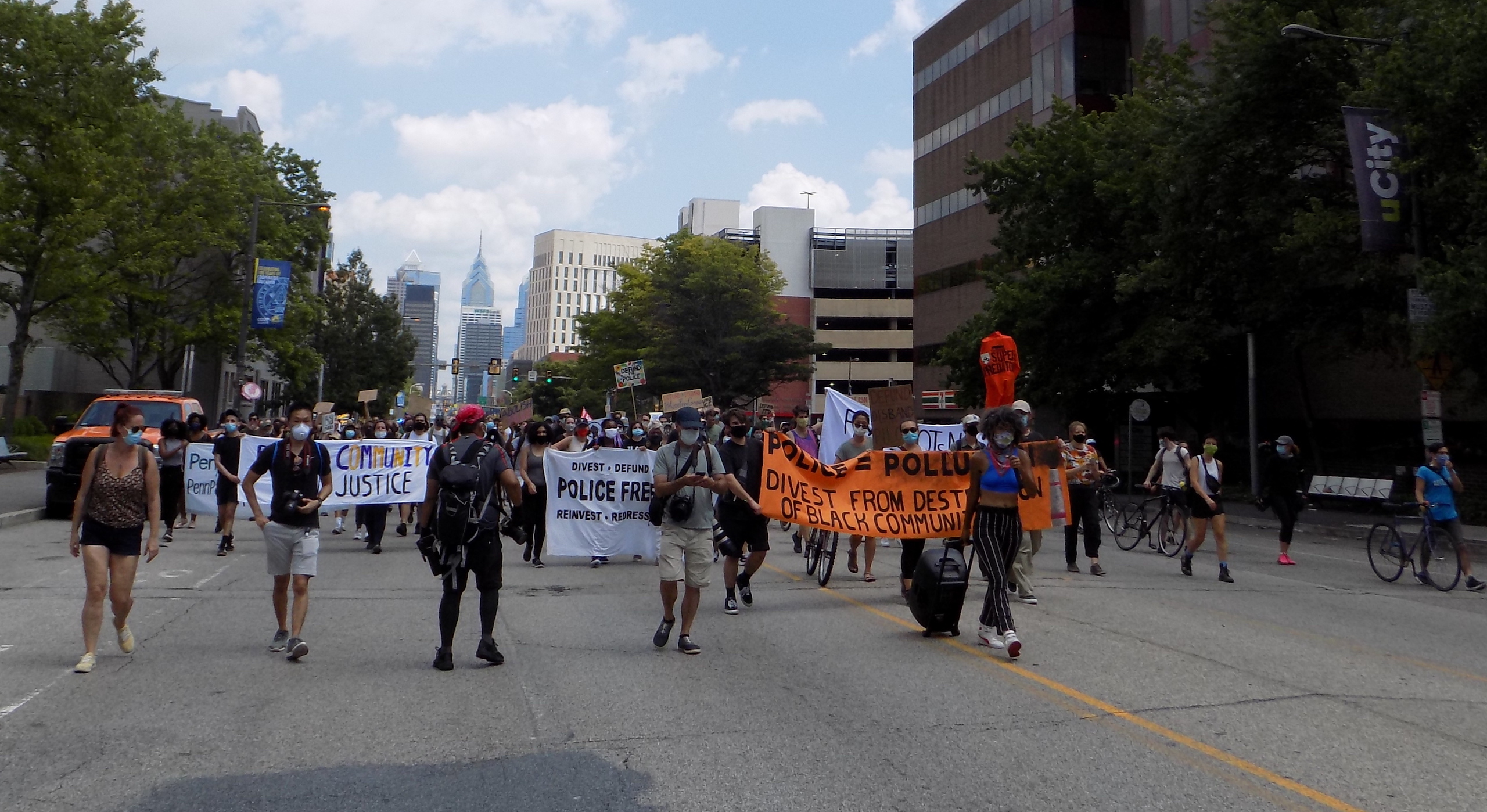 March on University City against private policing