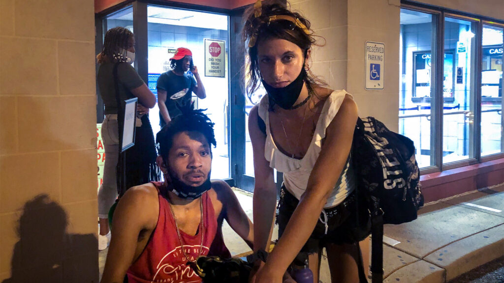 ppa-couple-towed-car-auction-crop Justin Zimmerman and Hannah Kliokis outside the PPA impound lot in South Philadelphia (Max Marin / Billy Penn)
