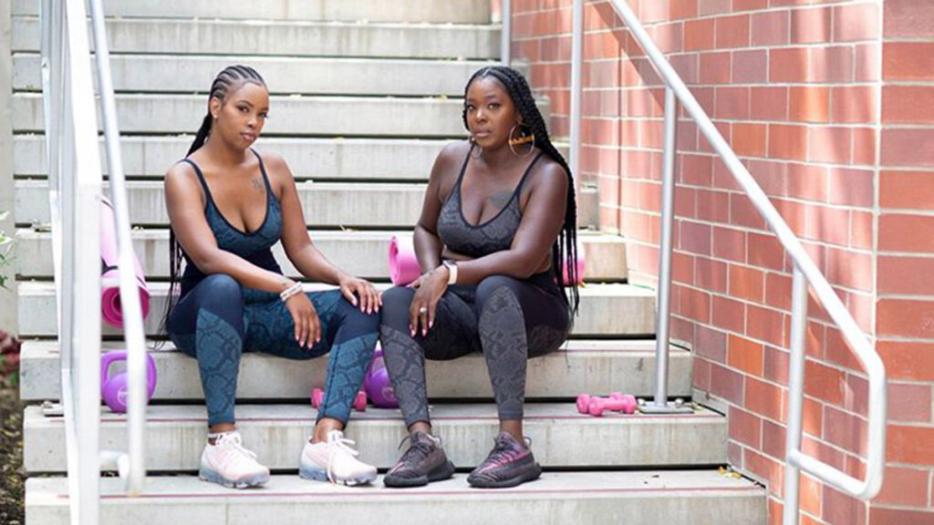 womensworldgym-01 Whitney Blaylock (right) is launching Women's World Gym on Allegheny Avenue (Instagram/@Womensworldgym)