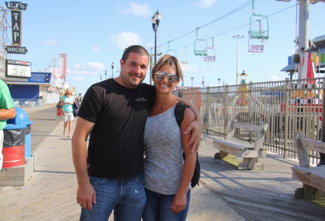 Justin Kramer and Rebecca Smiecinski