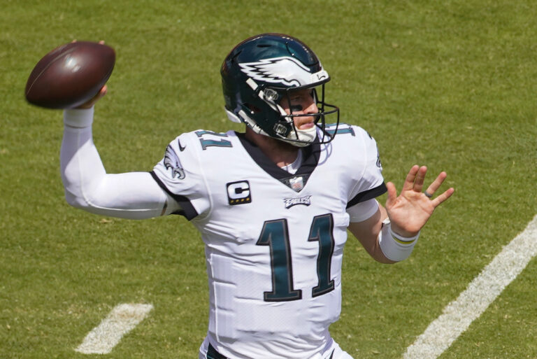 Philadelphia Eagles quarterback Carson Wentz