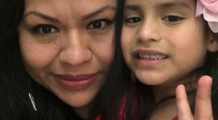 Image from iOS Veronica Perez and her five-year-old daughter Aurora López. (Courtesy of Veronica Perez)