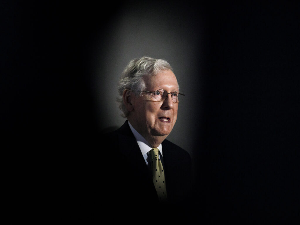 Senate Majority Leader Mitch McConnell will likely preside over the political fight over a vacant Supreme Court seat. Senate Majority Leader Mitch McConnell will likely preside over the political fight over a vacant Supreme Court seat. (Jacquelyn Martin/AP Photo)