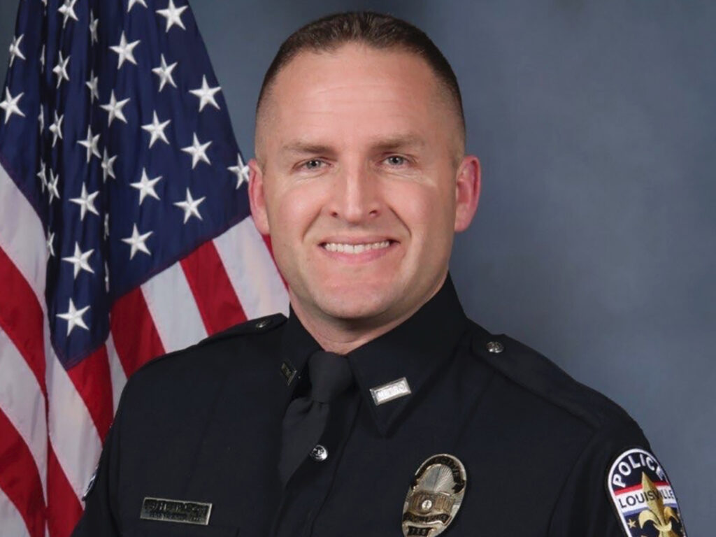 Former Louisville Police Department detective Brett Hanksion