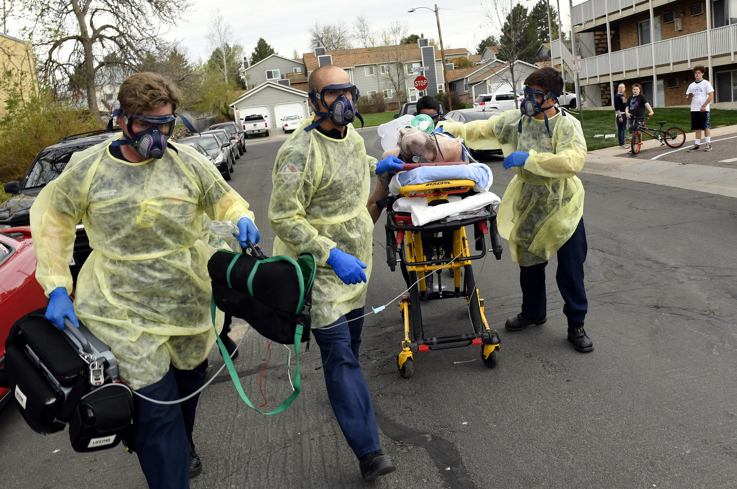 South Metro Firefighters work amidst coronavirus.