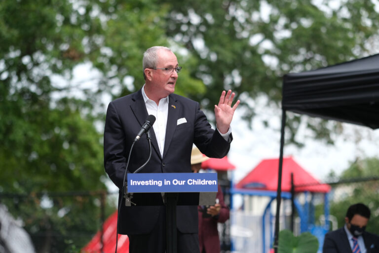 Gov. Phil Murphy highlights the baby bonds proposal