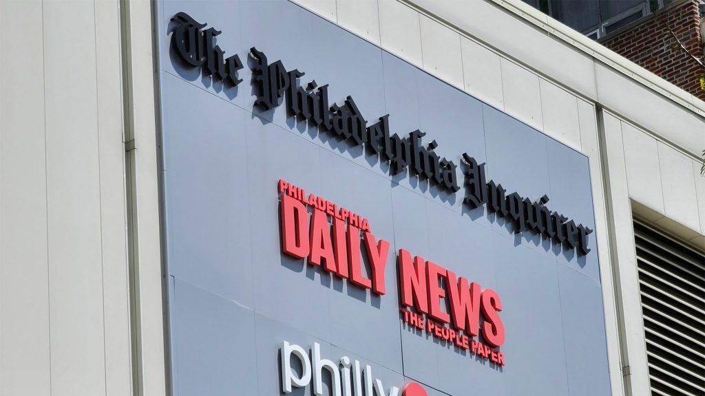 The Philadelphia Inquirer headquarters on Market Street in Center City. (Mark Henninger/Imagic Digital)