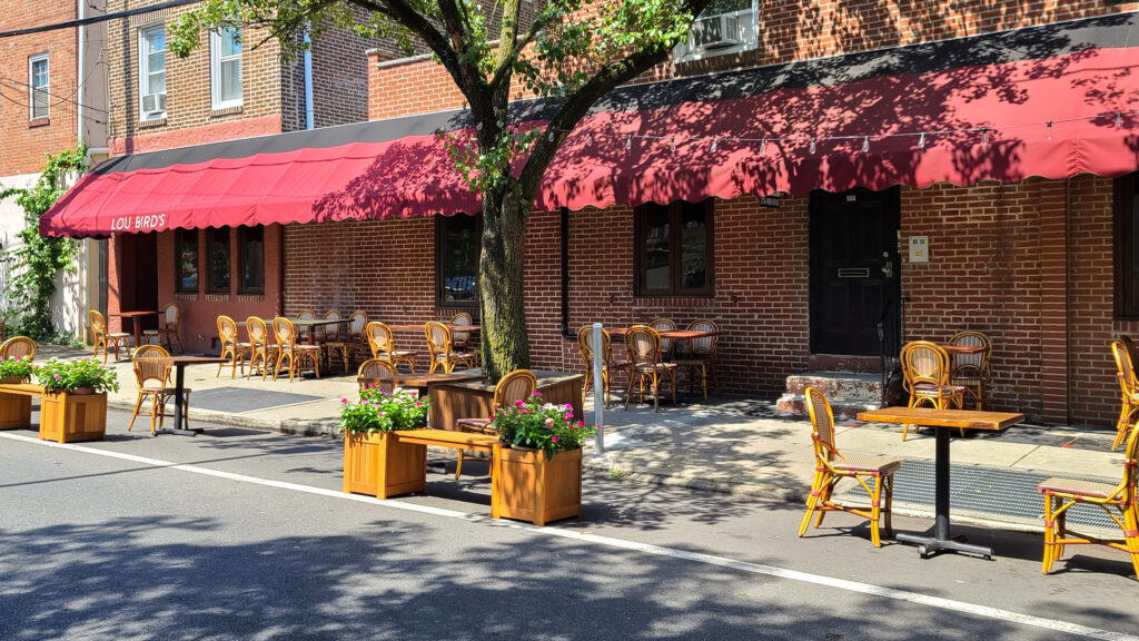 loubirds-restaurant-outdoordining Lou Bird's at 18th and Lombard is participating in Fall Restaurant Week. (Mark Henninger / Imagic Digital)