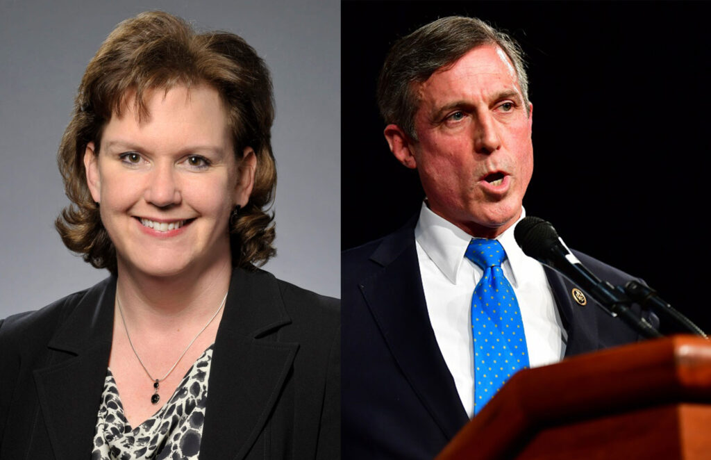 murray-carney Sussex County criminal defense attorney Julianne Murray (Murray for Delaware) and Delaware Gov. John Carney (Office of Gov. John Carney)