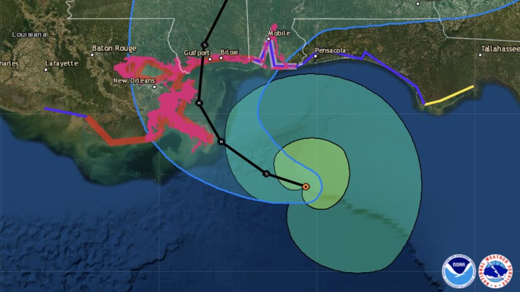Sally is forecast to make landfall on the Gulf Coast Sally is forecast to make landfall on the Gulf Coast