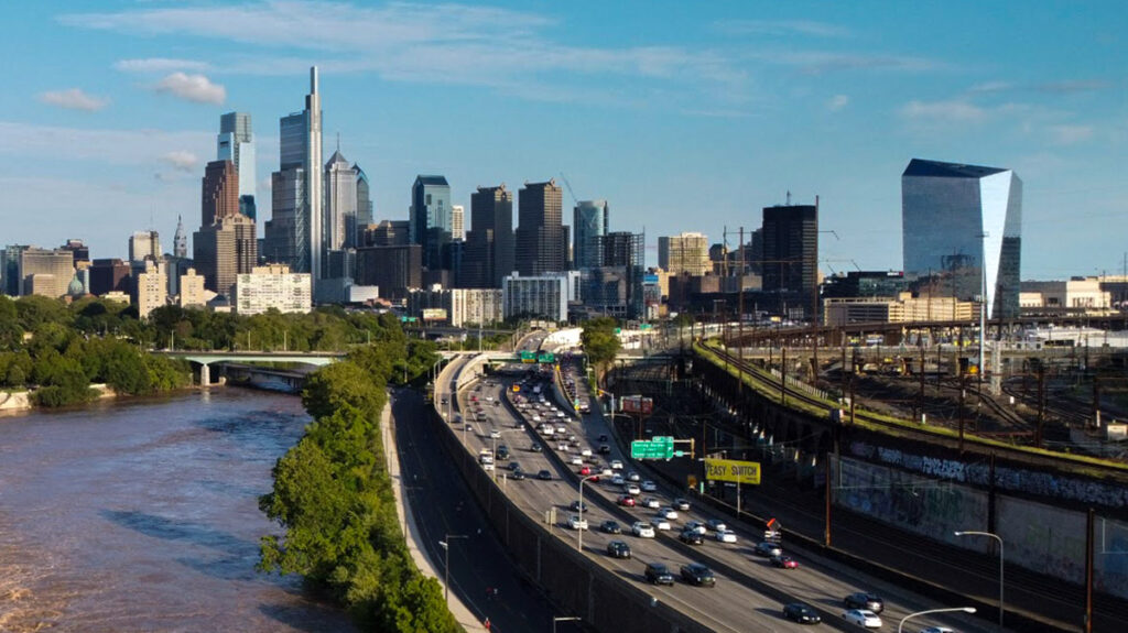 skyline-76expressway-ucity Schuylkill Expressway