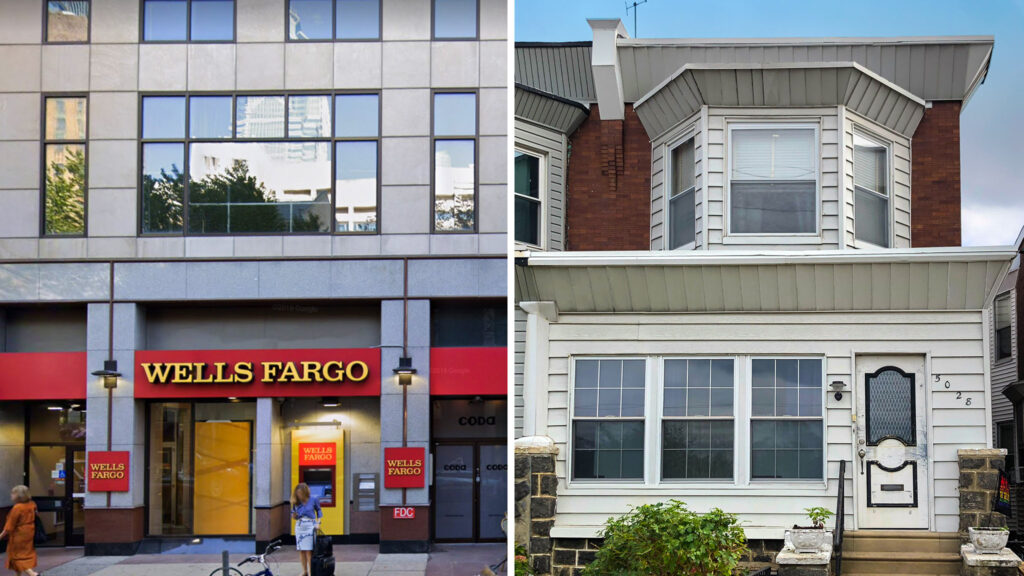 Wells Fargo Bank; a Kingsessing home