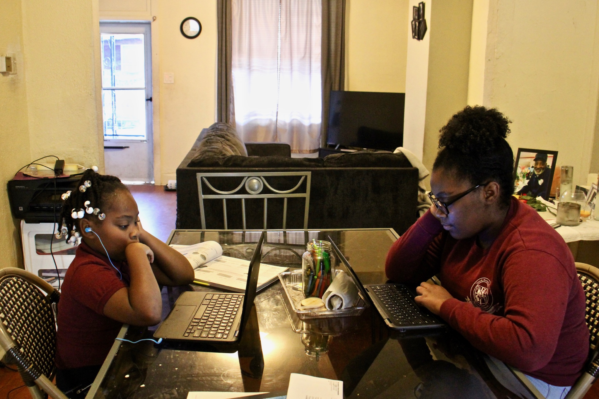Zyiah Satterwhite and her sister Erica