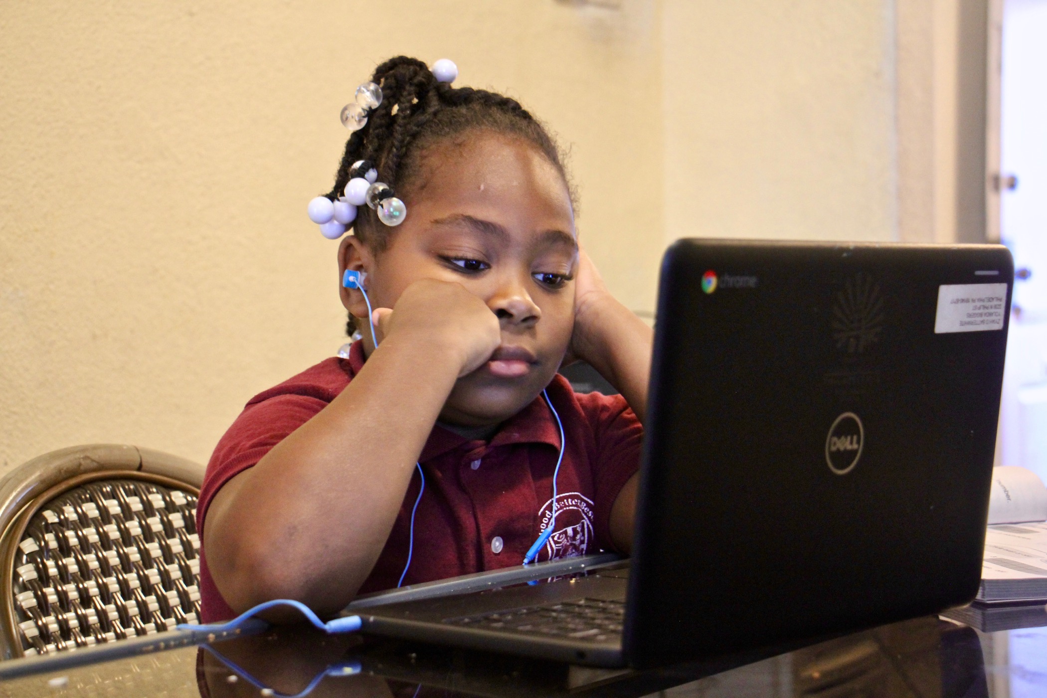 Second grader Zyiah Satterwhite