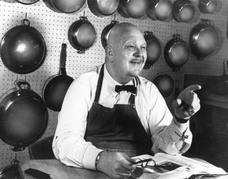 American chef, author and food critic James Beard is shown in Oct. 1973.  (AP Photo)