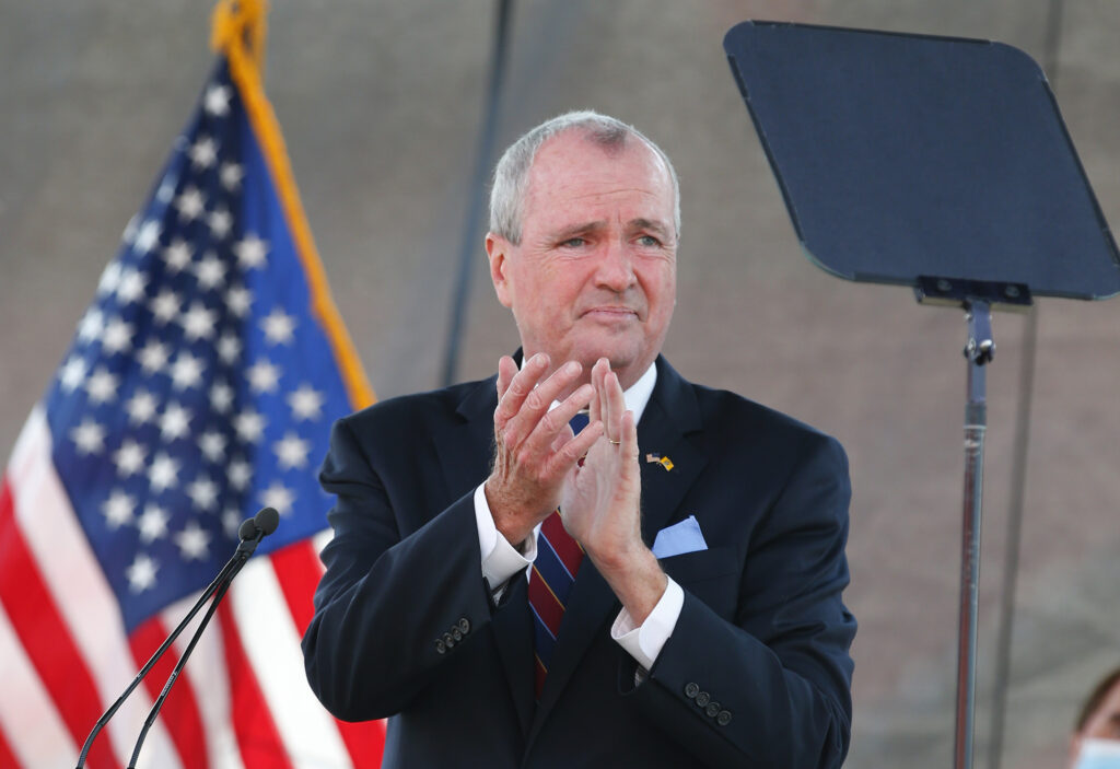 New Jersey Gov. Phil Murphy New Jersey Gov. Phil Murphy speaks during his 2021 budget address