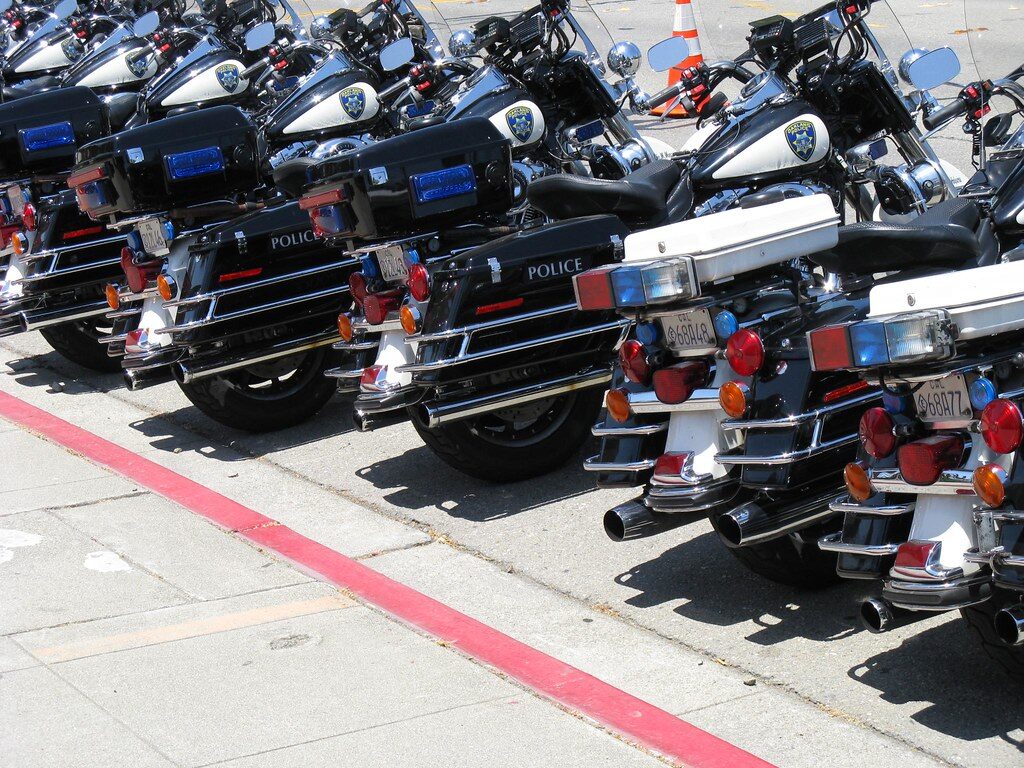 Brave-Heart-via-Creative-Commons-CC-BY-NC-ND-2.0 A line of police motorcycles