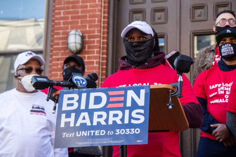 John Elam,  Philadelphia firefighter and Club Valiants member, said he’d prefer there’d be no endorsements and he wants there to be policy and procedures that include all members if there are endorsements. (Kimberly Paynter/WHYY)