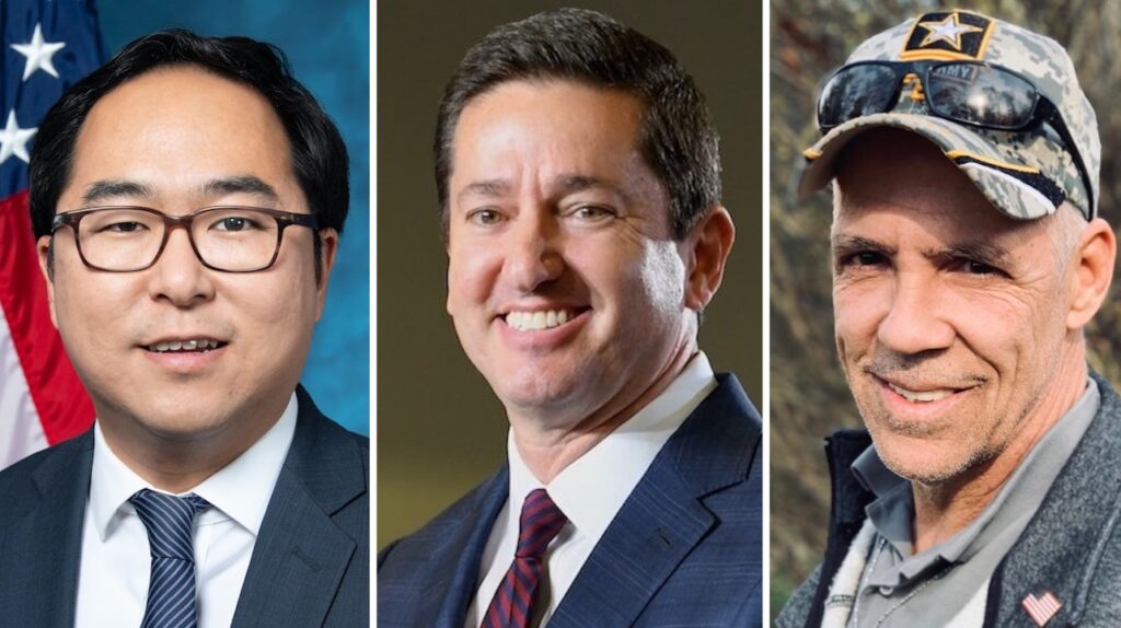 andy_kim_david_richter_martin_weber_NJ_3rd_district_candidates_1006620 Rep. Andy Kim, David Richter and Martin Weber