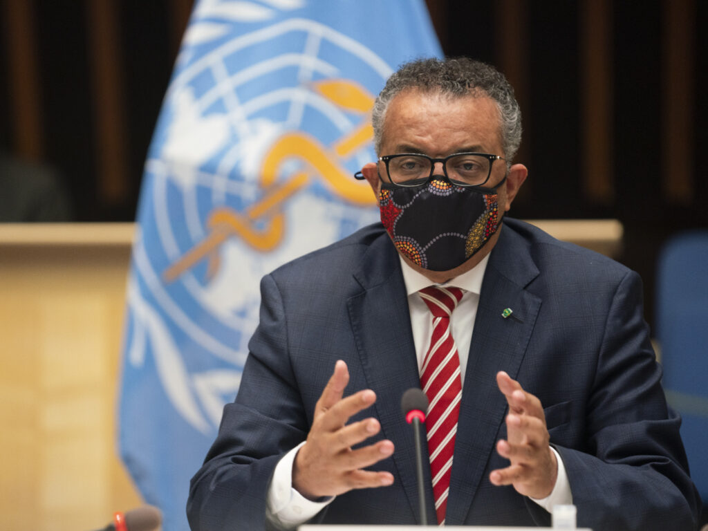 WHO Director-General Tedros Adhanom Ghebreyesus, shown here at a meeting on Monday, has said that the coronavirus death toll is likely higher than the more than 1 million fatalities officially reported. WHO Director-General Tedros Adhanom Ghebreyesus. (Christopher Black/AP)