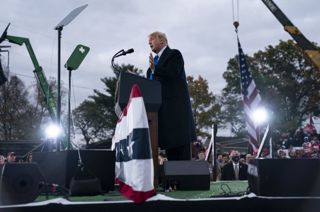 Donald Trump President Trump speaks to supporters