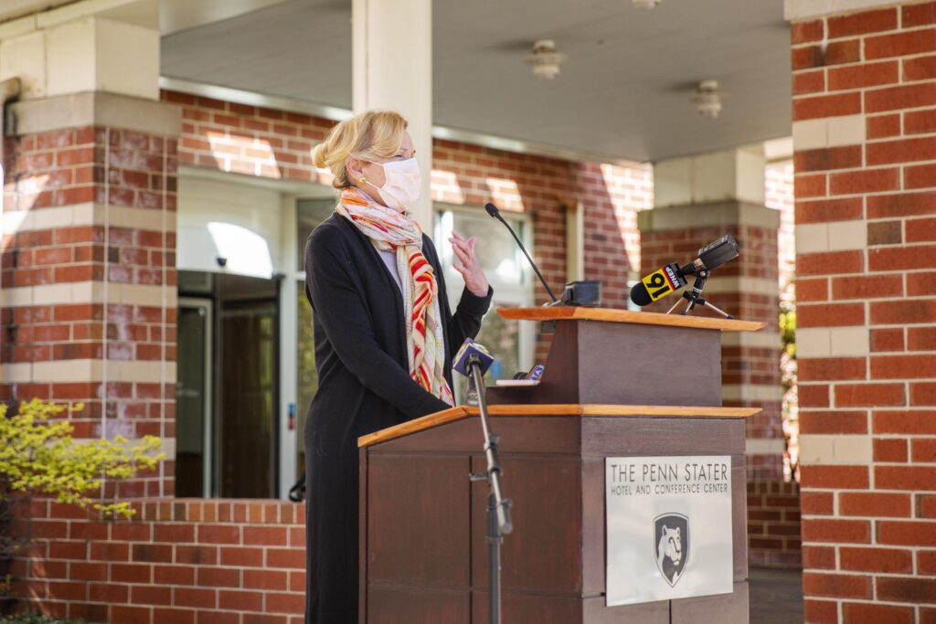 More widespread testing and adherence to COVID-19 safety measures, such as masking and distancing, are necessary to prevent a resurgence in cases in Northeastern states, said Dr. Deborah Birx of the White House Coronavirus Task Force Wednesday. (Min Xian / WPSU)