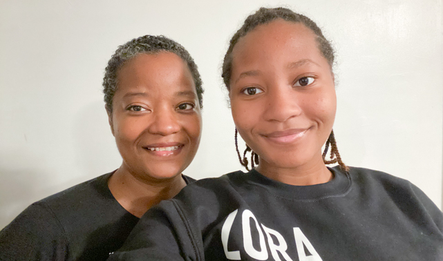 Cherie DeBrest, left, and daughter Naima are planning on working at the polls on Tuesday in Philadelphia. Cherie DeBrest, left, and daughter Naima are planning on working at the polls on Tuesday in Philadelphia. (Courtesy of Naima DeBrest)