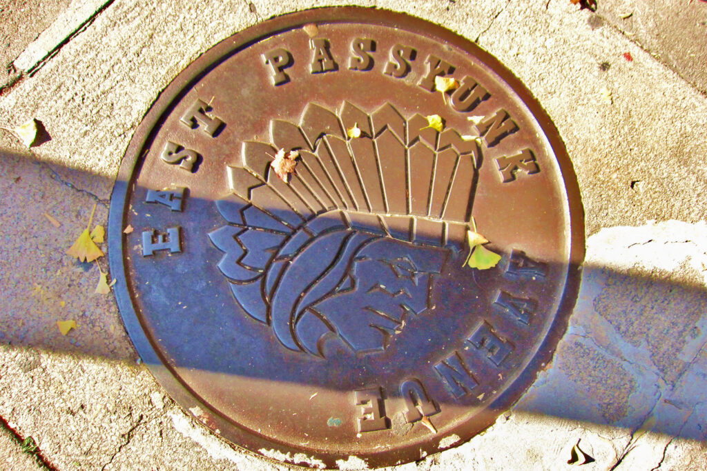 eastpassyunk-logo-manholecover East Passyunk's current logo is seen on a utility hole cover