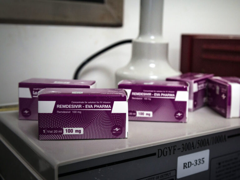 Boxes of remdesivir